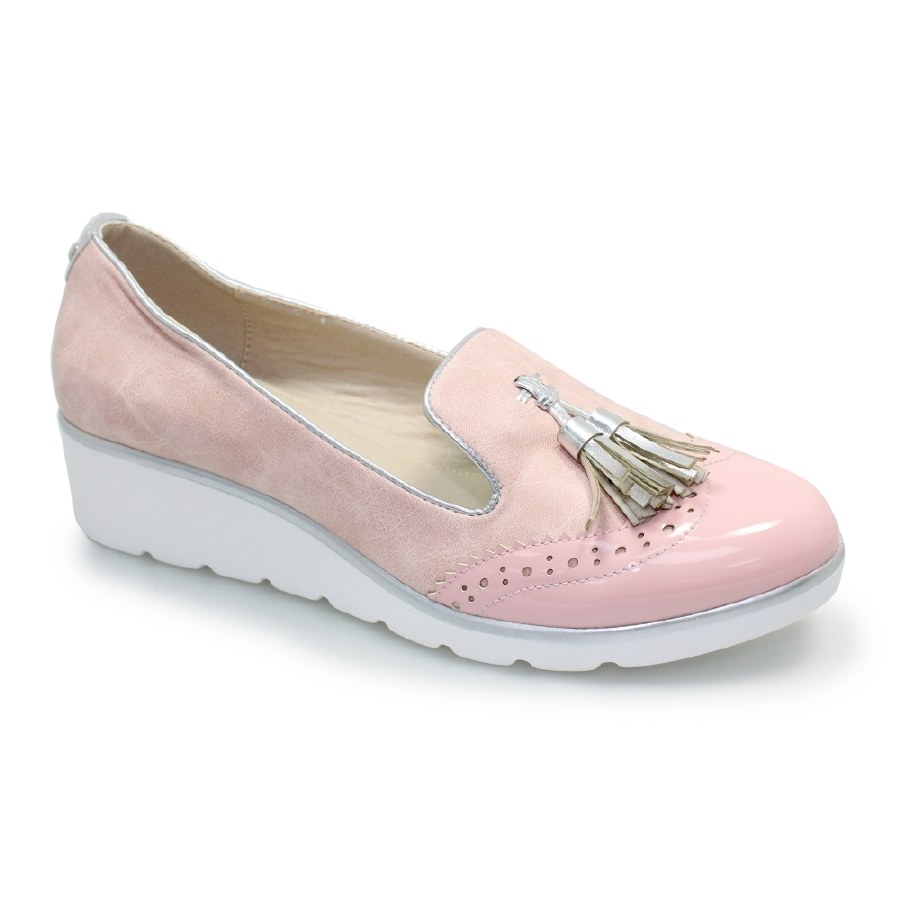 Lunar 'Karina' Ladies Shoes (Pink 