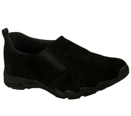 skechers black suede shoes