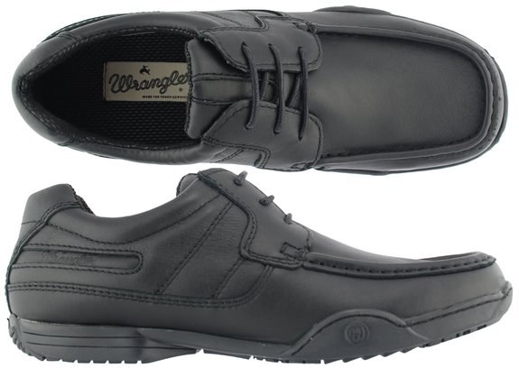 Wrangler 'Foynes' Mens Shoes (Black) - Hand Footwear Ltd