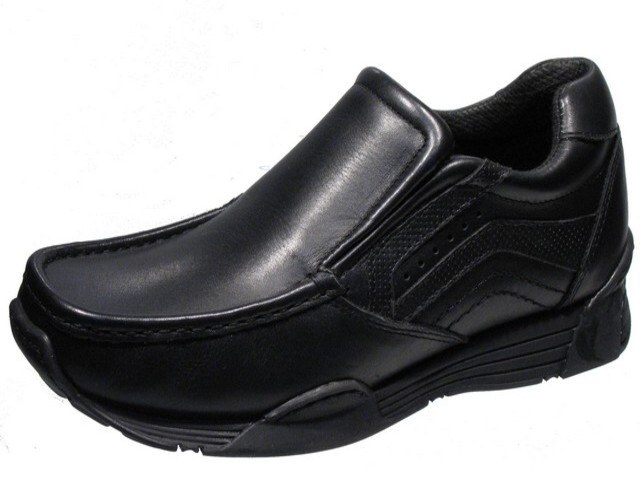 Wrangler 'Lavey' Leather Shoe (Black) - Hand Footwear Ltd