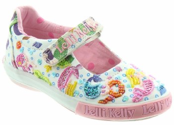 Lelli Kelly '5058 Mermaid' Girls Shoes (White Multi)