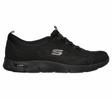 Skechers 'Arch Fit Refine' Ladies Shoes (Black)