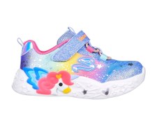Skechers 'Unicorn Charmer - Twilight Dream' Girls Trainers (Blue Multi)