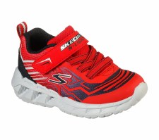 Skechers 'S Lights: Magna-Lights-Bozier' Boys Trainers (Red/Black)