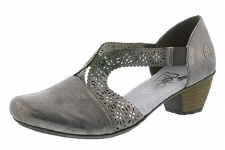 Rieker '41750' Ladies Shoes (Grey)
