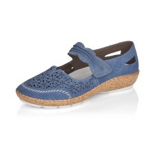 Rieker '44896' Ladies Shoes (Jeans Blue)