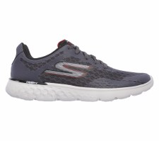 Skechers 'Go Run 400' Mens Trainers (Charcoal/Red)
