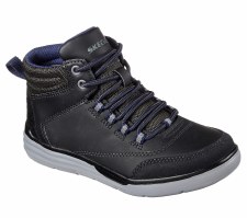 Skechers 'Maddox - Street Heights' Boys Boots (Black)