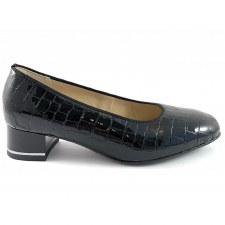 Ara '11838' Ladies Heels (Black Croc)