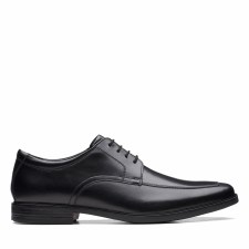 Clarks 'Howard Apron' Mens Shoes (Black)