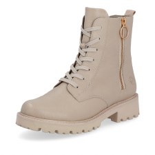 Remonte 'D8671' Ladies Ankle Boots (Cream)