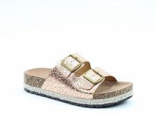 Heavenly Feet 'Alexis' Ladies Mules (Rose Gold)