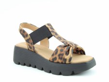 Heavenly Feet 'Plaza' Ladies Sandals (Leopard)