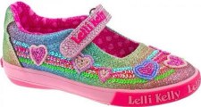 Lelli Kelly '5072' Girls Shoes (Multi Glitter)