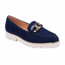 Lotus 'Cassia' Ladies Loafers (Navy)