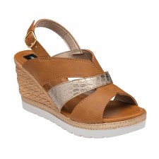 Lotus 'Luisa' Ladies Sandals (Tan)