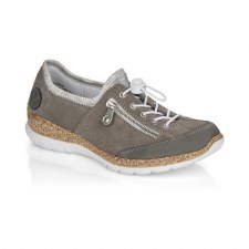 Rieker 'N42F1' Ladies Shoes (Grey/Silver)