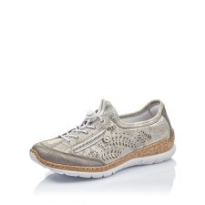 Rieker 'N42K6' Ladies Shoes (Grey Metallic)