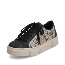 Rieker 'N5910' Ladies Shoes (Black Leopard)
