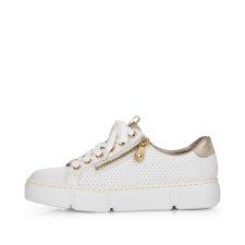Rieker 'N5932' Ladies Shoes (Off White)