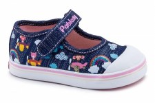 Pablosky '966820' Girls Shoes (Navy Glitter)