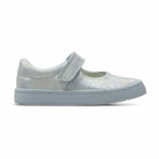 Clarks 'City Gleam' Girls Shoes (Blue Interest)