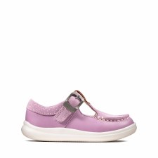 Clarks 'Cloud Rosa' Girls First Shoes (Lilac)