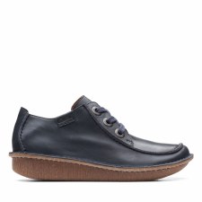 Clarks 'Funny Dream' Womens Shoes (Navy)