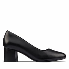 Clarks 'Sheer55 Court' Ladies Heels (Black)