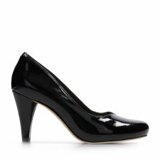 Clarks 'Dalia Rose' Ladies Heels (Black Patent)