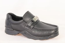 Wrangler 'Glin' Leather Saddle Trim Shoe (Black)