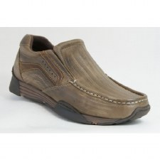 Wrangler 'Lavey' Leather Shoe (Taupe)