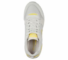Skechers OG 85 STEP N FLY Ladies Retro Trainers Off White | Shuperb