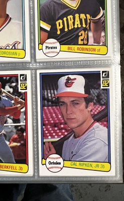 1982 DONRUSS BB H/C SET