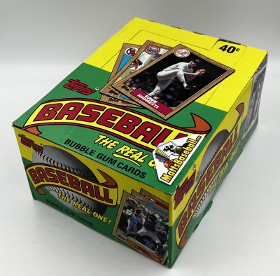 1987 TOPPS BB WAX BOX