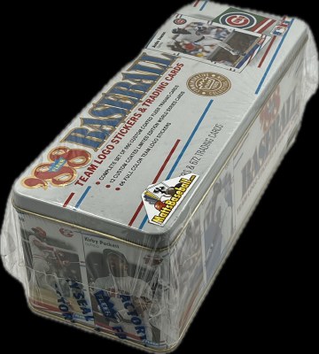 1988 FLEER BB F/SET GLOSSY TIN