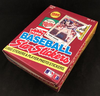 1988 FLEER STAR STICKERS BB