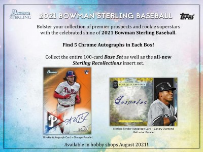 2021 BOWMAN STERLING BASEBALL