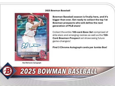 2025 BOWMAN BB HOBBY JUMBO