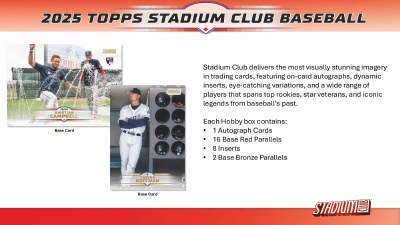 2025 STADIUM CLUB BB HOBBY