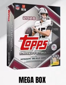 2026 TOPPS FB MEGA BOX