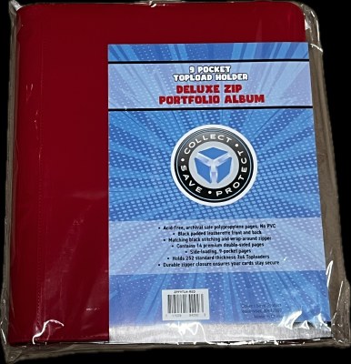 CSP 9 PKT TOPLOAD ZIP PORT RED