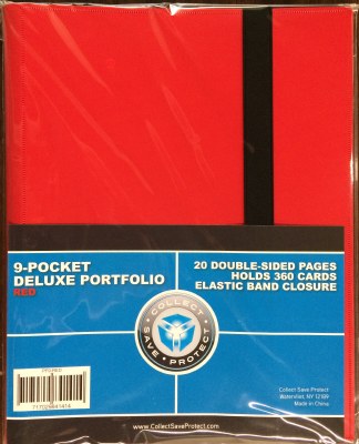 CSP 9 POCKET PORTFOLIO RED