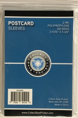 CSP Postcard Sleeves