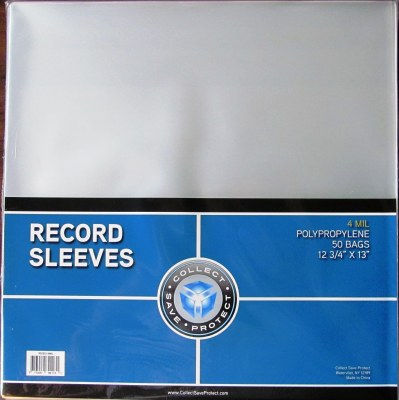 CSP RECORD SLEEVES 4MIL 50CT*