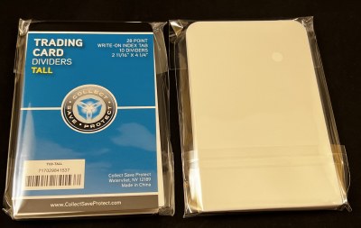 CSP TALL CARD DIVIDERS 10CT