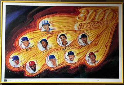 3000K AUTOGRAPH PRINT JSA