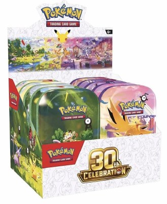 POKEMON 30th ANNIV MINI TIN BX POKEMON 30th ANNIV MINI TIN BX