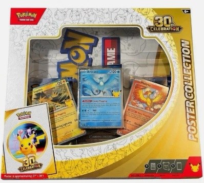 POKEMON 30th ANNIVERSARY POSTR POKEMON 30th ANNIVERSARY POSTR