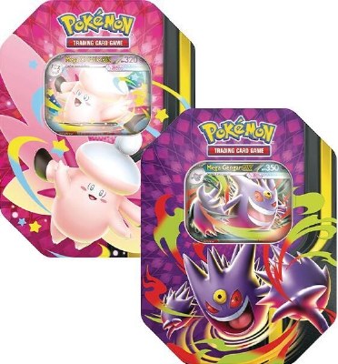 POKEMON MEGA MOONLIT TIN PAIR POKEMON MEGA MOONLIT TIN PAIR